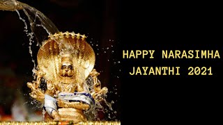 HAPPY NARASIMHA JAYANTHI wishes and greetings 2021| Sri Narasimha Jayanthi Whatsapp Status 2021.