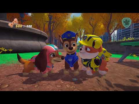 Simon's Paw Patrol Movie Game Adventure! Solve the Case, Drill Rocks, and Collect Bones!