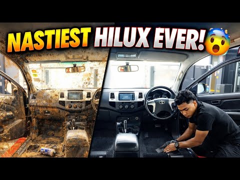 Thumbnail for Extreme Interior Detailing on the NASTIEST Toyota Hilux! by Toyota Hilux