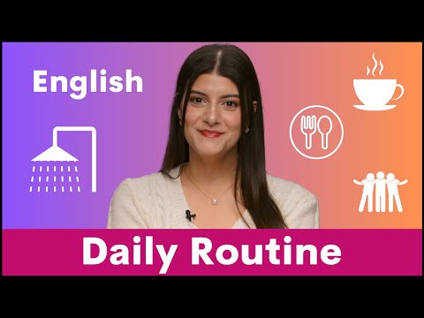 我與麗貝卡-努爾的每日例行活動｜如何用英語表達您的每日例行活動 (My Daily Routine with Rebecca Nour | How to express your daily routine in English)