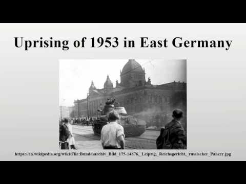 Uprising of 1953 in East Germany