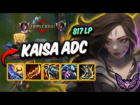 Kaisa vs Caitlyn ADC ( TripleKill ) Korea Master 817 LP | Patch 26.3