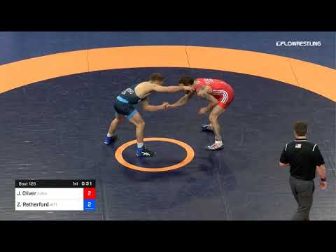 65 Kg Rr Rnd 2 Jordan Oliver Sunkist Kids Wrestling Club Vs Zain Retherford Nittany Lion Wrestling