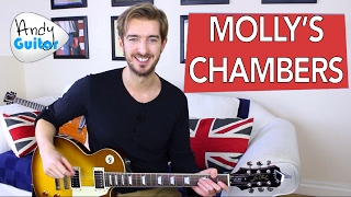 Kings of Leon - Molly&#39;s Chambers Guitar Lesson - EASY BEGINNER POWER CHORD SONG
