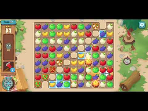 We Bare Bears Match3 Repairs Level 107 - No Boosters