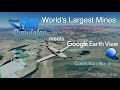 Flight Simulator Meets Google Earth View - World's Largest Mineral Mines - Collection No. 2 - 4K