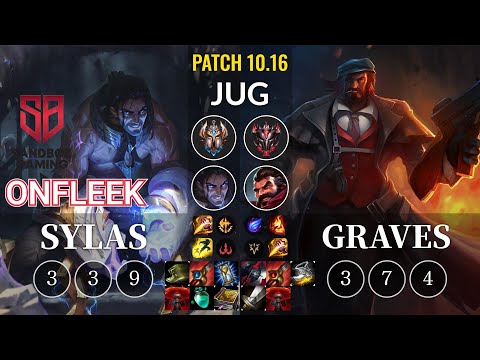 SB OnFleek Sylas vs Graves Jungle - KR Patch 10.16