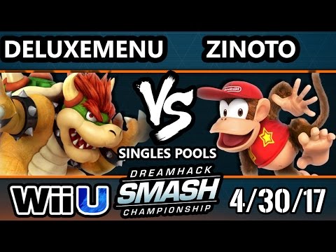 DHA 2017 SSB4 - EG | Zinoto (Diddy Kong) Vs. UG | DeluxeMenu (Bowser) Smash 4 - Smash Wii U