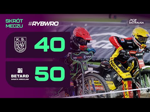Speedway. Żużel. Mecz: Nieudany początek Rekinów zaważył o porażce (skrót #RYBWRO 40:50 23.05.2025)