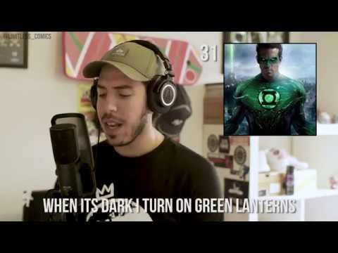 RAPPING 66 HEROES & VILLAINS IN 2 MINUTES!!