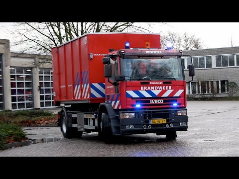 [Kazernealarm] P1, Brandweer Deventer [HA 04-2885 + HVH 04-2870] naar aanrijding Pothoofd Deventer