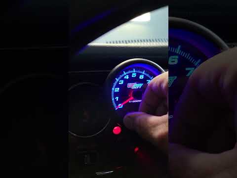 Glowshift 3-3/4" Tach w/shift light 0-10,000 RPM - How to use!
