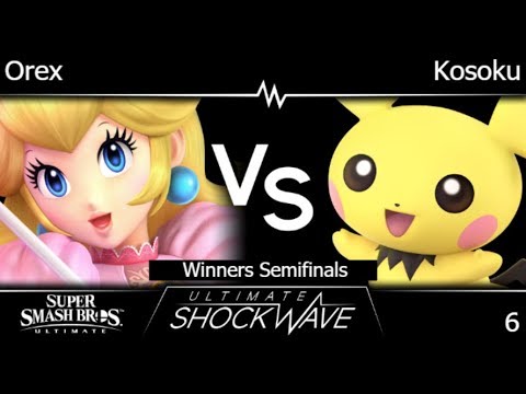 USW 6 - Orex (Peach) vs Kosoku (Pichu) Winners Semifinals - SSBU