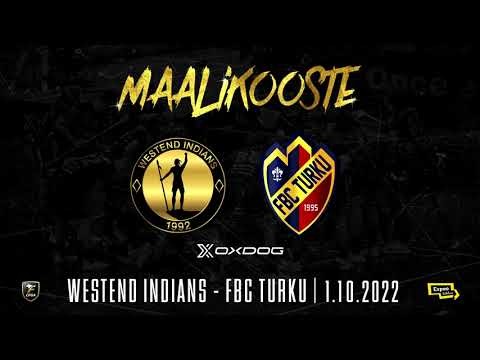 Maalikooste: Westend Indians - FBC Turku 1.10.2022