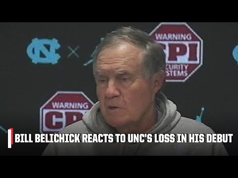 Bill Belichick reacts to loss in North Carolina coaching debut vs. TCU | ESPN College Football