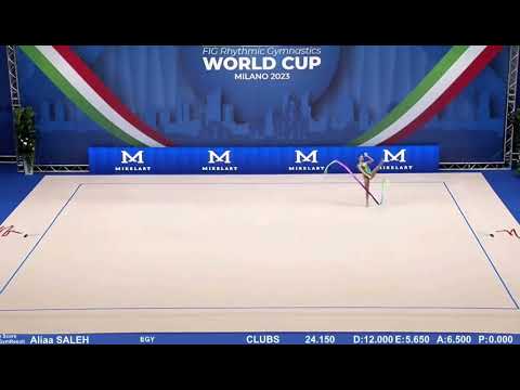 Fanni Pigniczki HUN Ribbon AA WC MILANO 2023