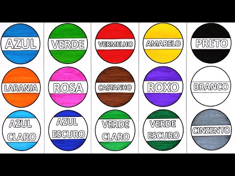 CORES EM INGLÊS - COLORS IN ENGLISH