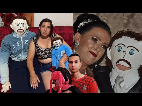 Ela casou com um boneco de pano e isso não é meme