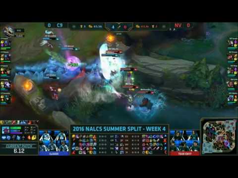 LoL Highlights C9 vs nV Game 1  C9 LCS NA 25 06 2016   Cloud9 vs Team EnVyUs