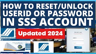 How to Reset Userid or Password in SSS Account 2024
