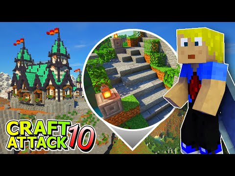 12 Stunden MEGA BASE Fortschritt & mehr! - Minecraft Craft Attack 10 #40