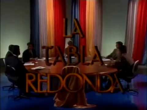 La tabla redonda (1990) Cabecera. Programa de debate de TVE