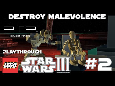 Lego Star Wars III PSP Playthrough Destroy Malevolence