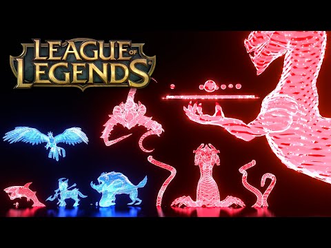 League of Legends - INSANE Monster Comparison 【Lore Accurate】【3D Hologram】