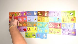 We Are Learning The Alphabet With Puzzles.