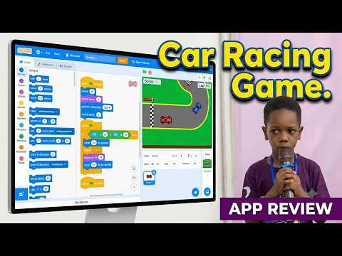 Daniel Akinlade presenting his Car Racing Game at Querytech Buildathon 2026  🏎️🔥