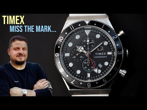 Hands on the FLAWED Q Timex Three Time Zone Chronograph in 40mm - Timex Miss the mark again?