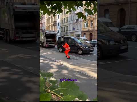 abgefckte Entsorgungsfachkraft entsogt Blitzer #polizei #müll #blitzer #pov  Blitzer Müll #hero
