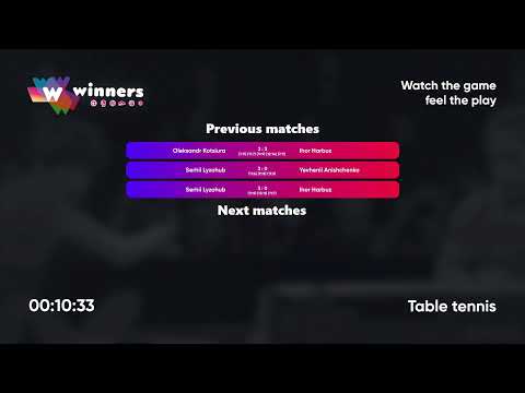 WINners League 16.02.2022  Lyzohub S. - Harbuz I. 22:30