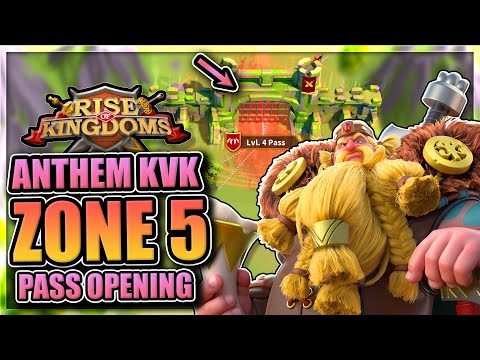 Zone 5 Heroic Anthem battle [Restart Account] Rise of Kingdoms