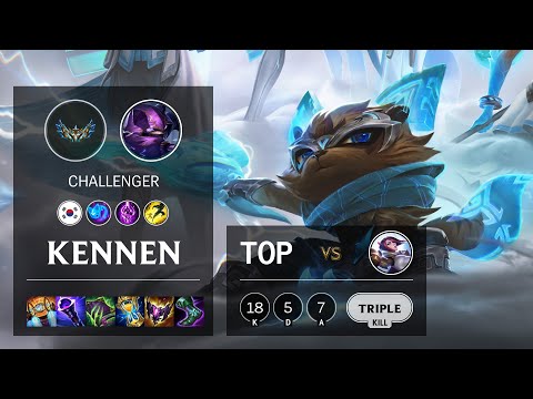 Kennen Top vs Fiora - KR Challenger Patch 12.5