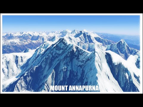 Mount Annapurna Annapurna Circuit || Annapurna Massif 3D