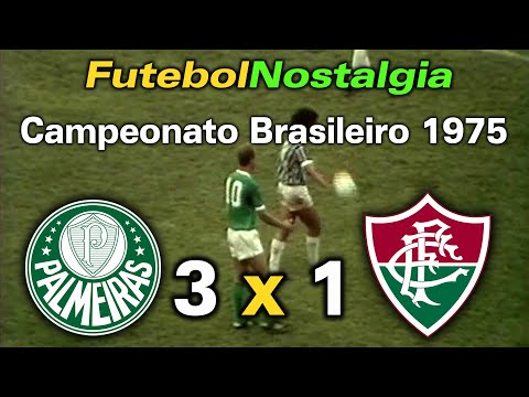 Palmeiras 3 x 1 Fluminense - 24-08-1975 ( Campeonato Brasileiro )