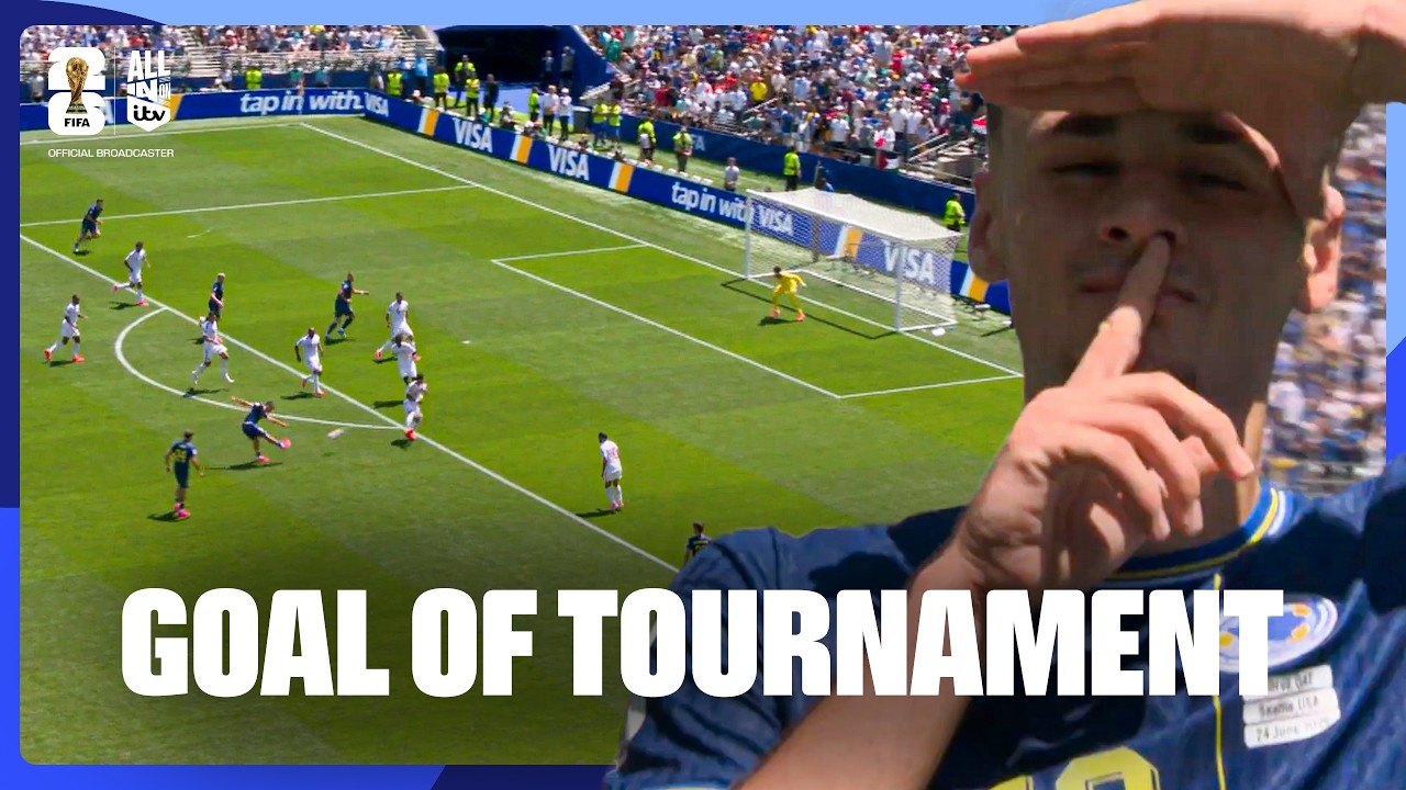 Kerim Alajbegović LASHES home Goal of the Tournament v Qatar | FIFA World Cup 2026 - YouTube