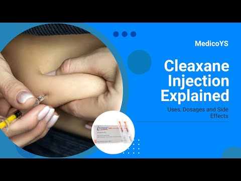 Cleaxane (Enoxaparin) Injektion erklärt – Anwendung, Dosierung & Nebenwirkungen | MedicoYS