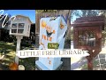 Little Free Library Vlog ️ Background Noise Soft Jazz Music