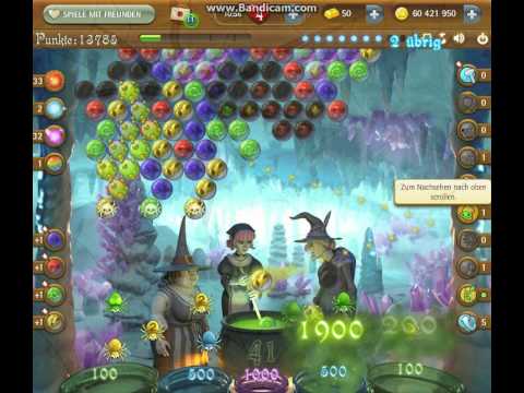 Bubble Witch Saga Level 257 new with 2RB´s and 2 Fireballs
