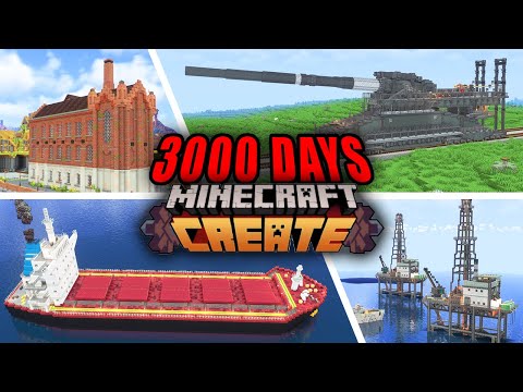 3000 Days Minecraft Create Mod | FULL MOVIE