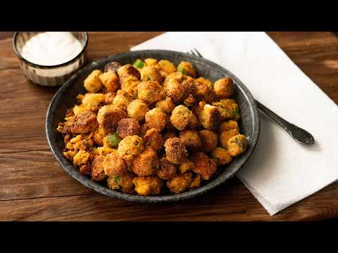 Classic Southern Fried Okra | Crispy & Easy Side Dish