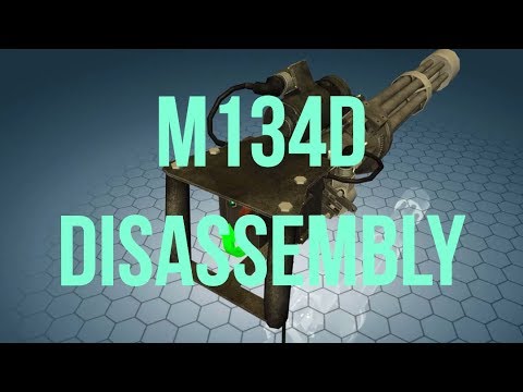 MWP 3D Animation of M134D Disassembly