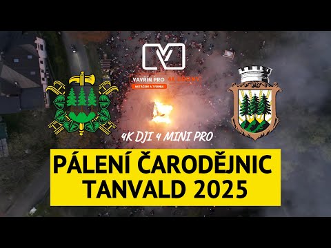 HRANICE 10M Pálení Čarodějnic SDH Horní Tanvald 4K 60FPS 2025