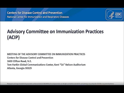 Feb 23, 2022 ACIP Meeting - Welcome, TBE Vaccine & Cholera Vaccine