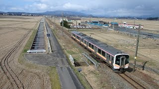 列車番号938M　普通列車　羽越本線（岩船町～平林）60P　19/03/23