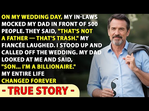 My In-Laws Mocked My Dad at My Wedding — They Never Expected the “Poor Old Man” Was a Billionaire