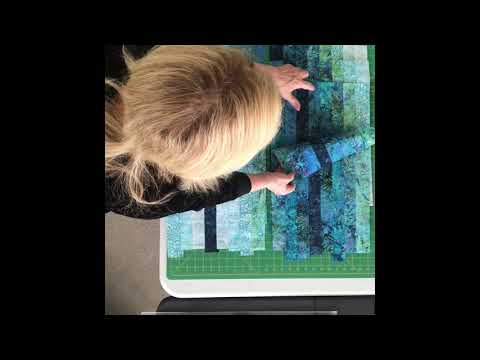 Convex Illusions & Poppin’ In by KwiltArt - Part 5 Arranging & Sewing Eight Strip Sets