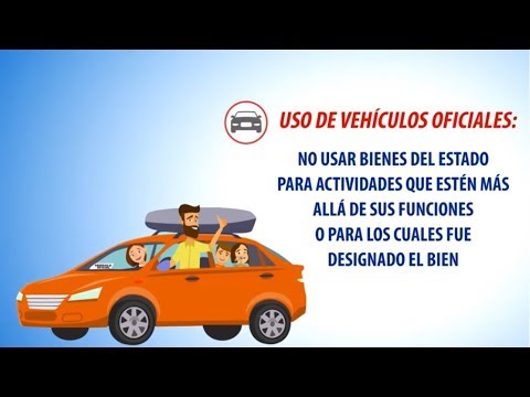 Uso adecuado de vehículos oficiales